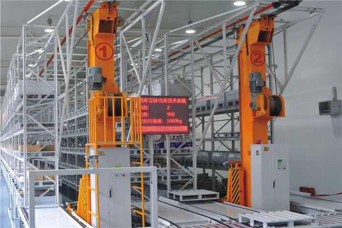 Customized Self Supported ASRS Racking System With Double Mast Crane Stacker