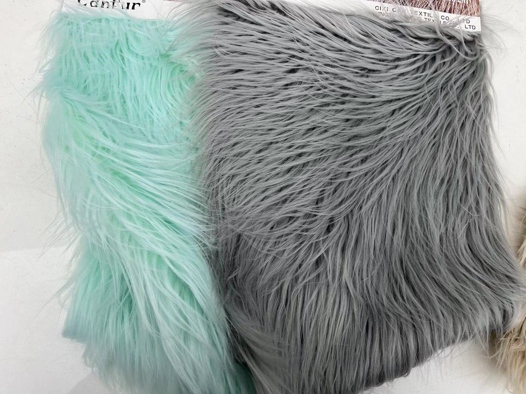 Long Pile Plush Faux Fur Fabric for Garments Toys Blankets and Curtains Discount Sale