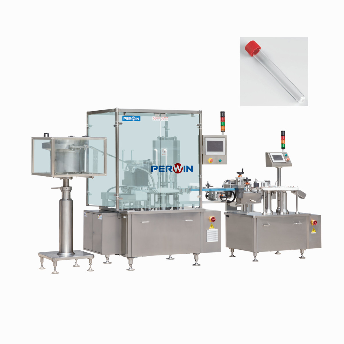 Precise CAM Sterile Industrial PCR Aseptic Bottle Filling Machine