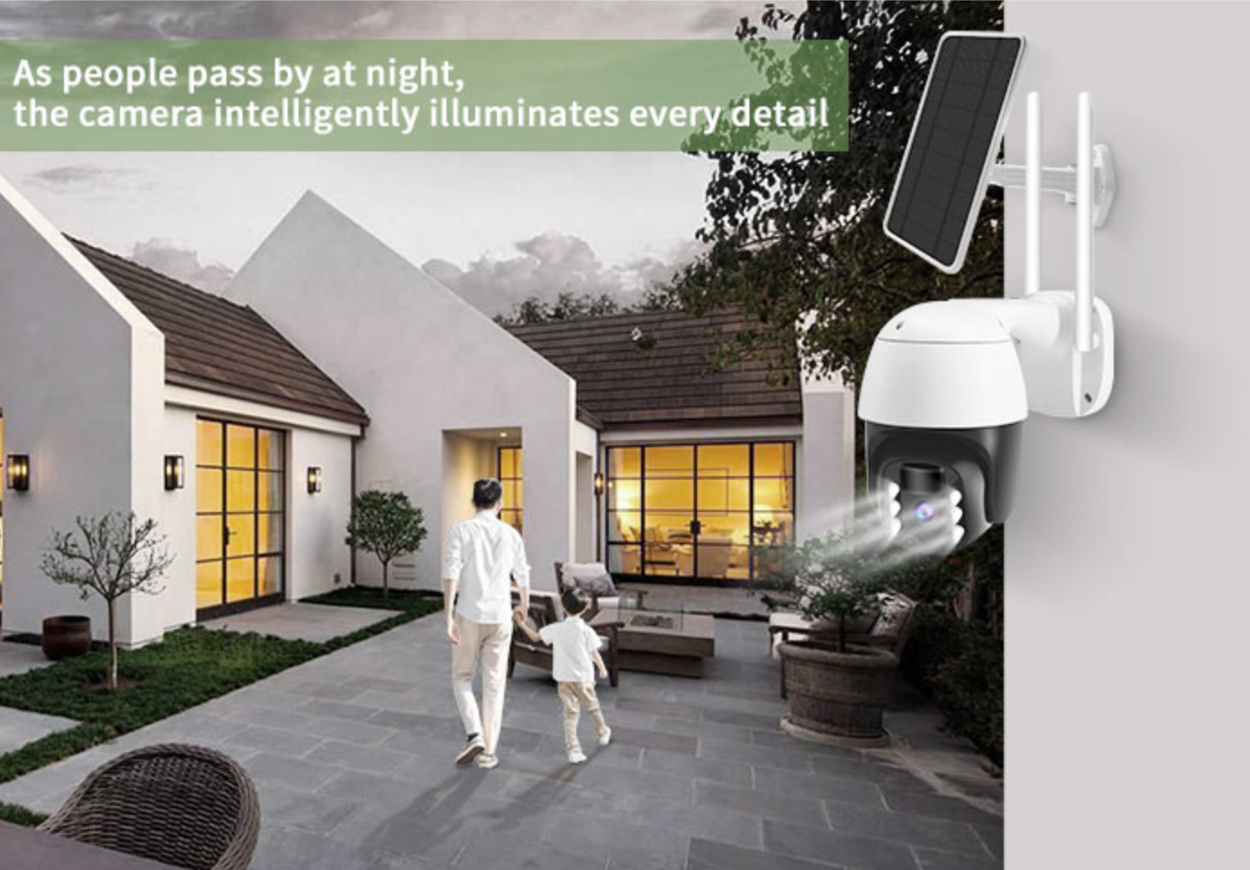 1080P Tuya 10m IR PTZ Security Camera FCC H265 PTZ Dome Camera