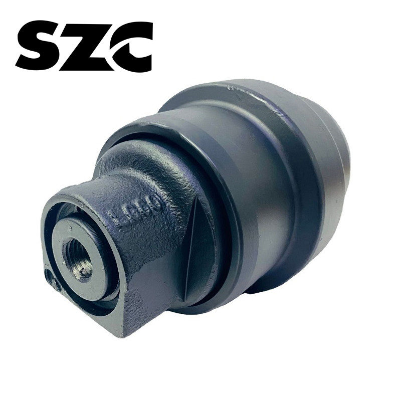 Black TB235 Takeuchi Excavator Carrier Roller Forged Polished