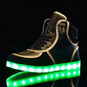 Buy cheap Remote Control Gold Light Up Shoes , Light Up Tennis Shoes For Adults product