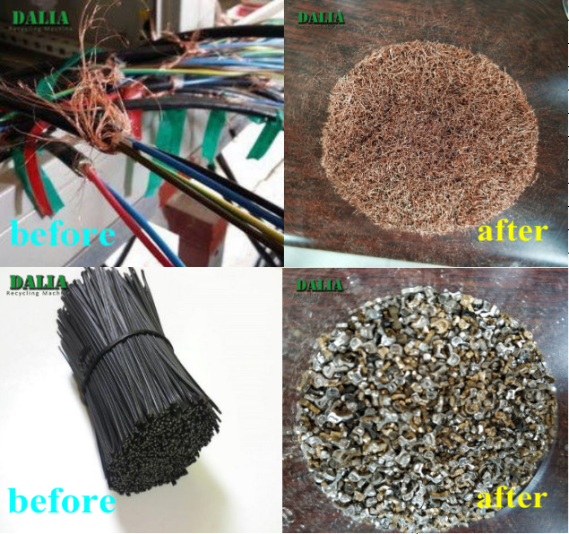 380V Copper Cable Granulator Machine Copper Shredding Machine Environmental