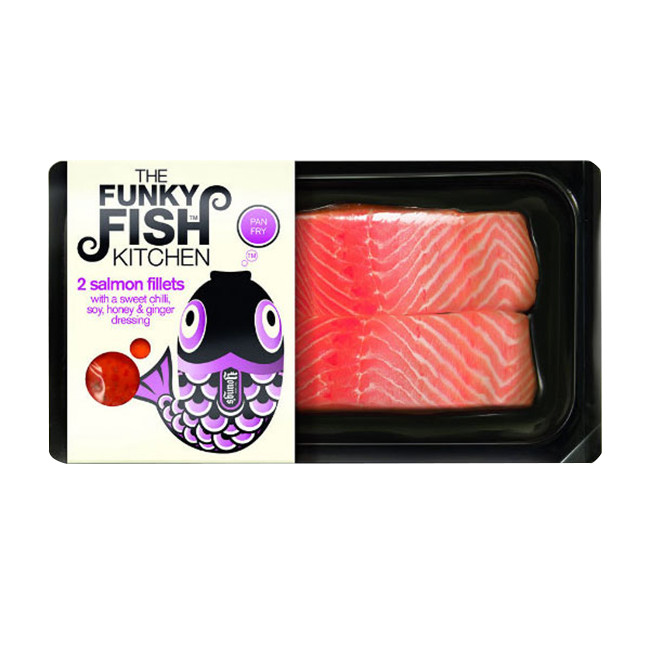 Food Vacuum Body Fitted 60um Heat Sealing Film Seafood Packaging