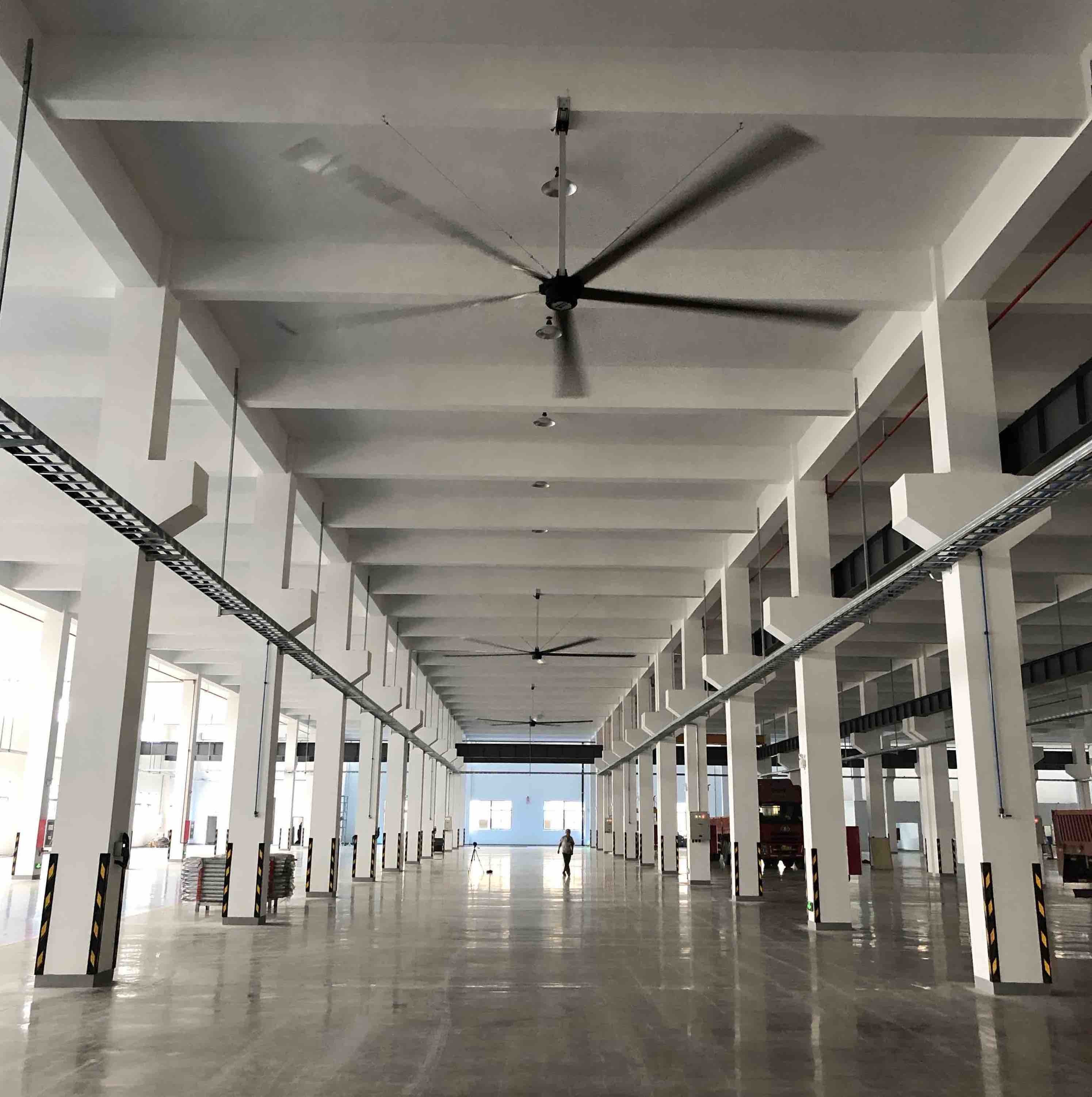 10ft Large Industrial Ceiling Fans Aluminum HVLS Solar Plant Commercial Large Ceiling Fan