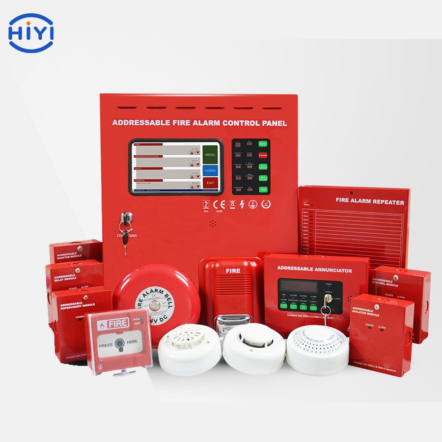 Wireless Conventional Addressable Fire Alarm Panel LPCB CE Certification 220VAC
