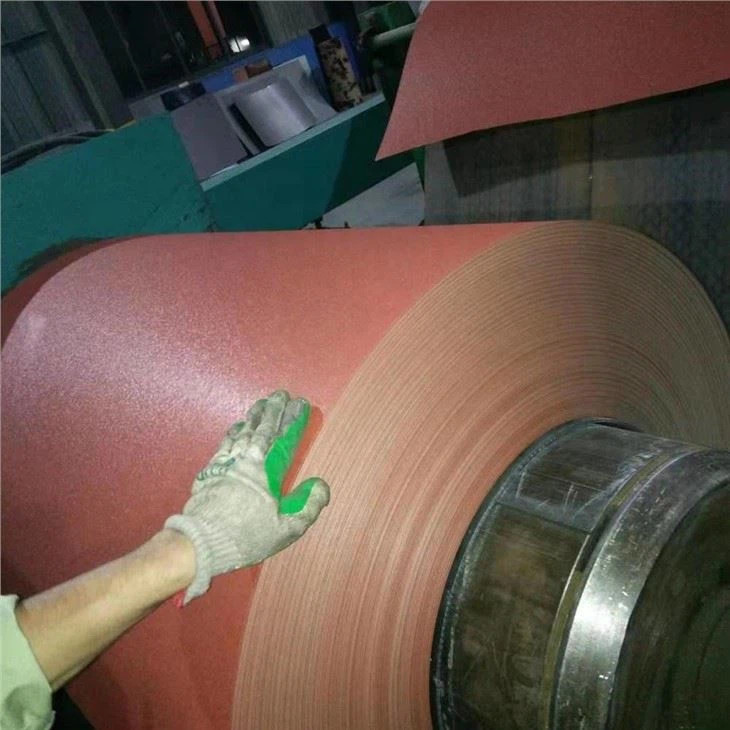 Ral Color Textured Wrinkle PPGI PPGL Matt Prepainted Steel Z100g Roof Panel Tile