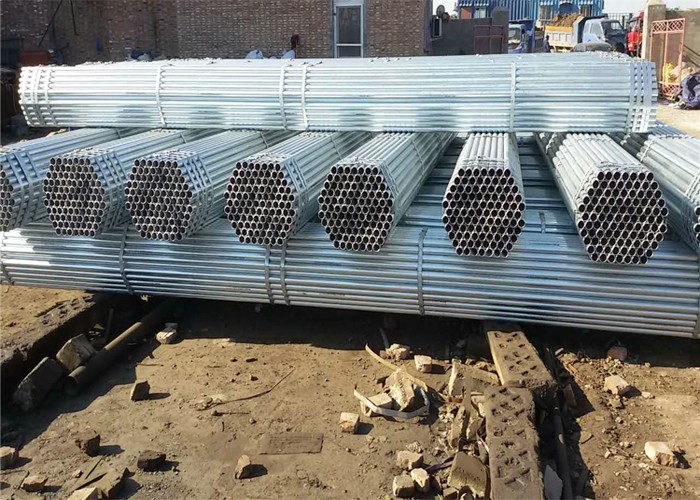 1/2 - 48 Inch ERW Carbon Steel Pipe , ASTM A106 GRB CS ERW Pipe Round Shape