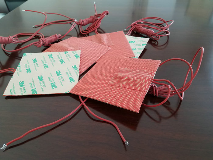 Red Color Close Cell Silicone Heater Pad , Waterproof Non-Toxic Silicone Mug With High Quality,220-240V