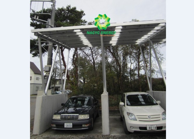 Solar Pv Carport Structures Silver Color Corrosion Resistance With Robust Structure
