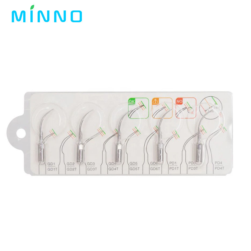 5pcs Ultrasonic Scaler Tip SATELEC Woodpekcer Ultrasonic Tips Endodontics