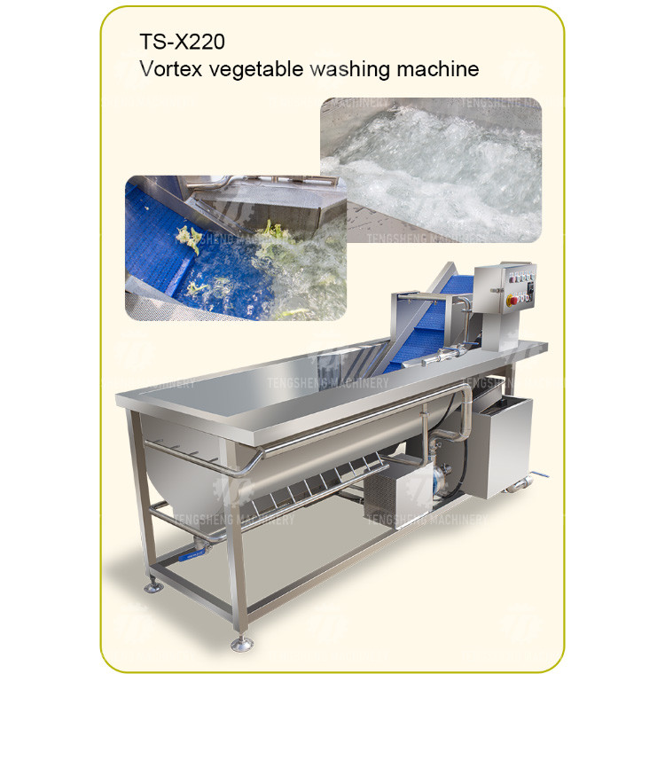 240KG Multifunctional commercial sterilizing and washing machine factory direct fruit and vegetable bubble cleaning