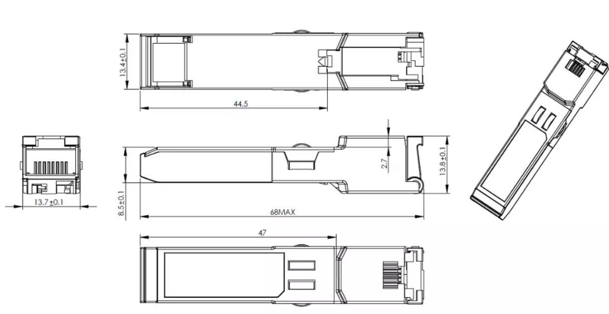 1000base-fx SFP Optical Transceiver