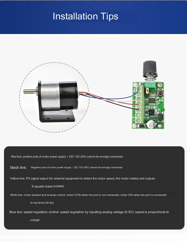 24v DC Worm Gear Motor 10 Hp 14 Inch Customizable Single Shaft