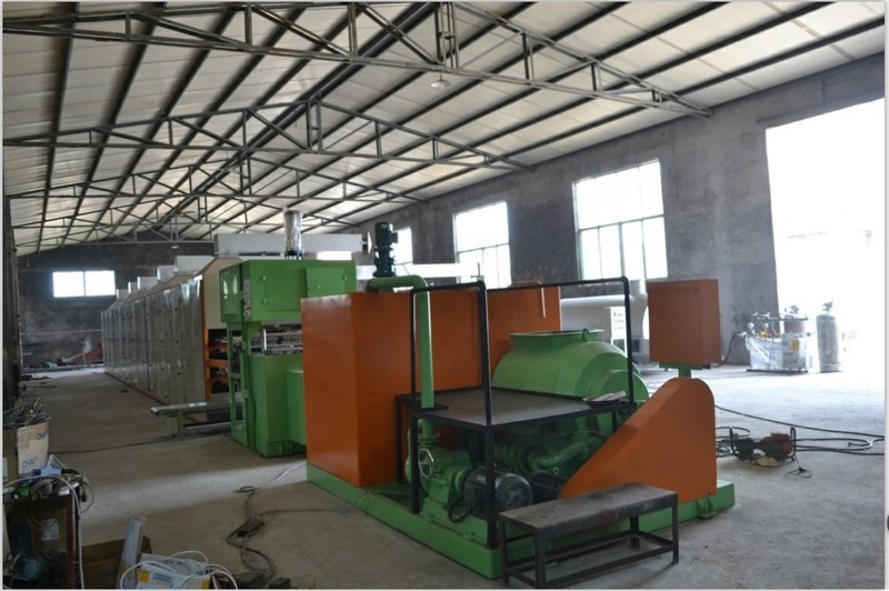High Efficiency Paper Pulp Molding Machine For Egg Tray / Apple Tray Making Production