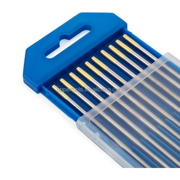 2.4mm*175mm WL15 Tungsten Electrodes TIG Welding Consumables with Customized Support