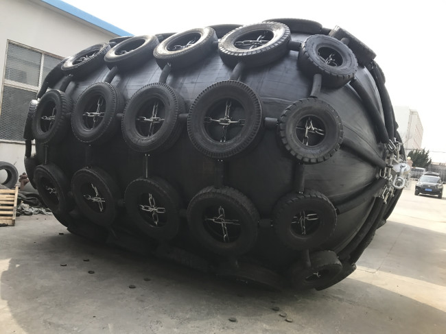 Tyre Net Ship Rubber Fender 500mm Length Boat Docking Pneumatic Marine Fenders
