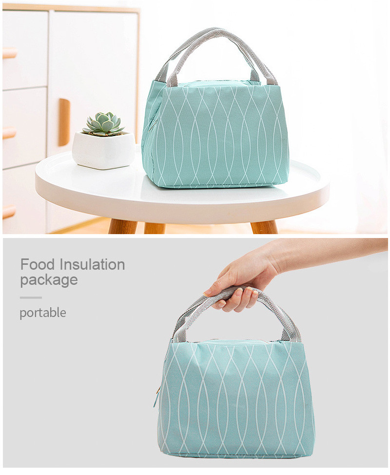 Stylish Polyester Cooler Tote Women Insulated Lunch Cooler Bags