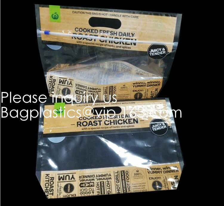Flat Bottom Clear Plastic Zipper Pouch For Snack Packing Food Bags For Rice Packaging, Reusable Stand Up Food Bags, Poly