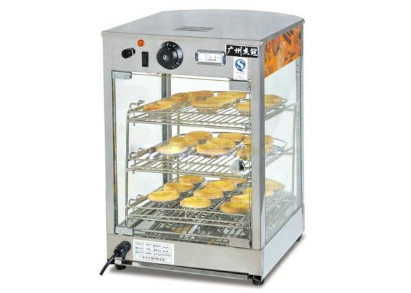 850W 220V Electric Hot Food Warmer Showcase, Countertop Pizza Warmer Display