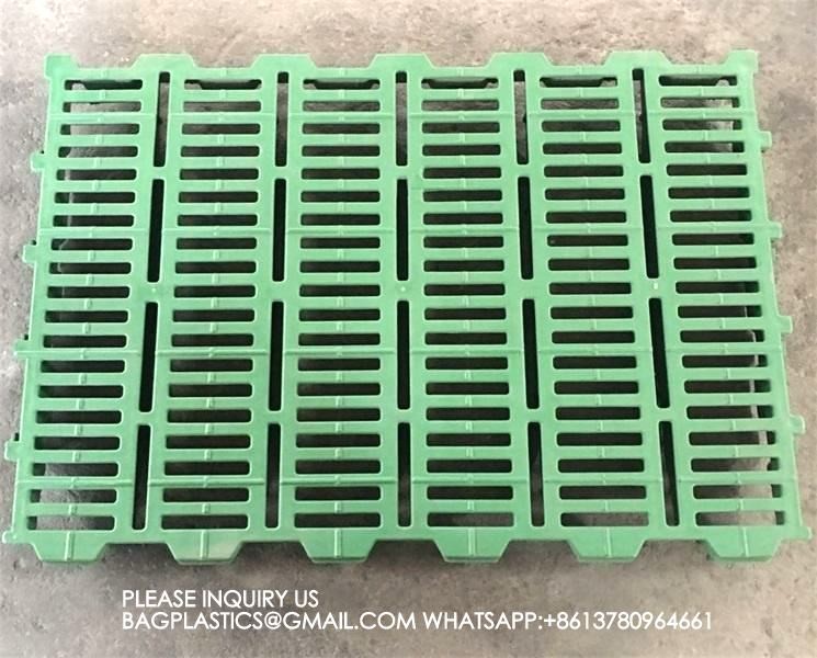 600*600mm Plastic Slats Blind Floor For Pig Farrowing Crate Equipment automatic pig injection