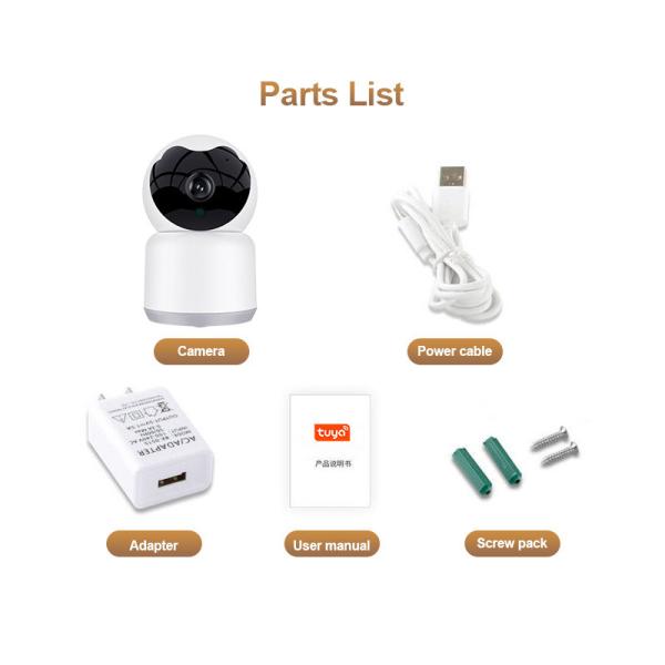 Security Tuya Smart Camera Indoor Wireless Wifi IP Camera Home Baby Monitor 3MP