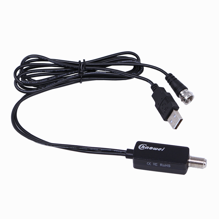 25dBi Vehicle Tv Amplified Antenna ATSC ISDB DVB FM High Gain