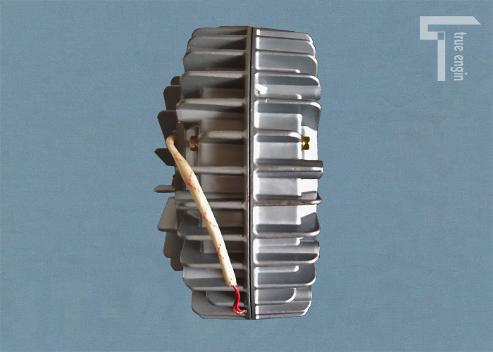 Flange Magnetic Eddy Current Brake 12NM 0.39A For Printing Industry True Engin Magnetic Powder Brake
