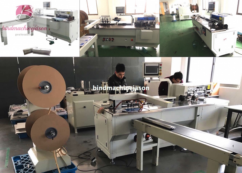 Double ring wire binding machine and hole punching PBW580