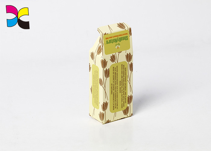 Flocking Printed Cardboard Boxes Open Two Side Matte Soap Rectangle Toothpaste