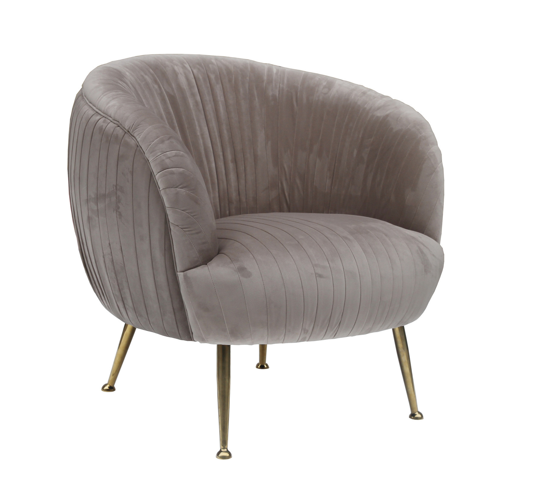 Defaico Pink Single Fabric Chair Contemporary Bar Chairs With Wood Legs