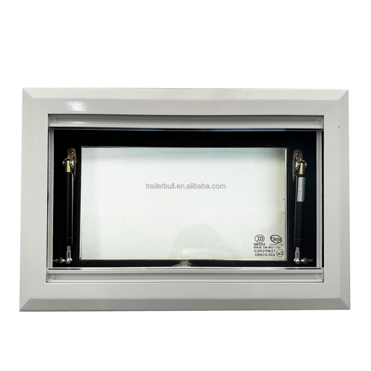 Max. Open at 65 Degrees Customizable Tempered Glass Expedition Windows for RV Trailers