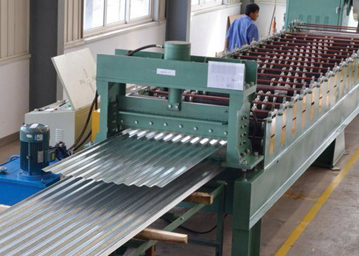 380V 60HZ Aluminum Automatic Roll Forming Machines With PLC Control System