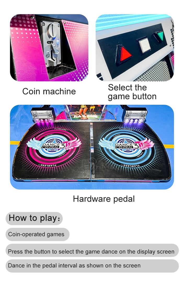 55" 3 Generation Disco Dance Machine For Shopping Mall Entertainment