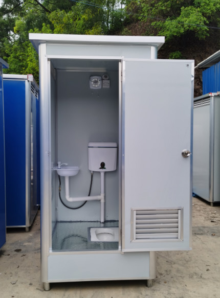 Outdoor Steel Portable Toilet Temporary Modular Camping Public Shower Room