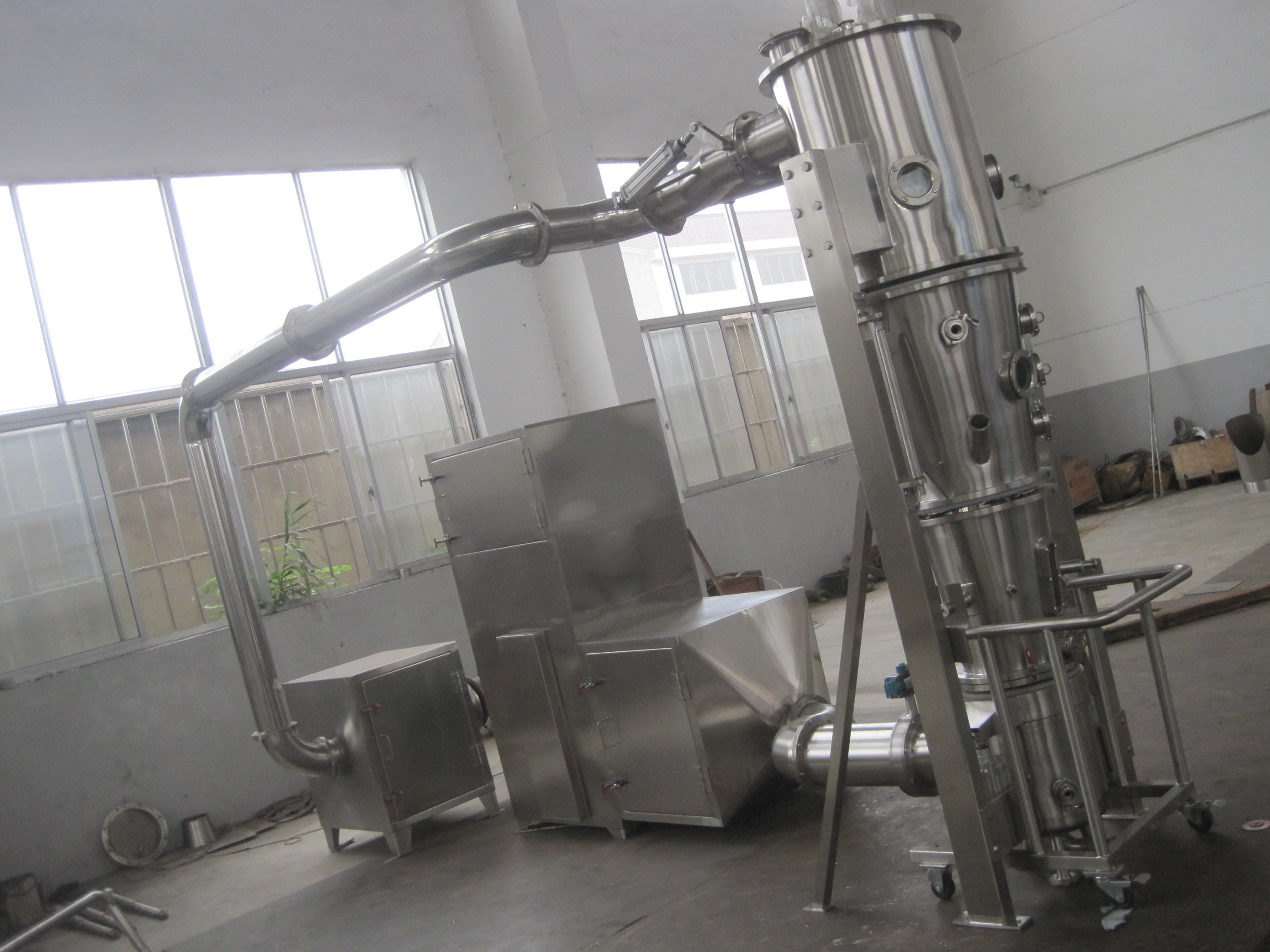 Aspirin Coating Powder Granulator Machine For Pharm Industry Multi Functional