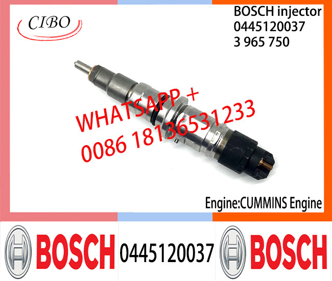 BOSCH 0445120037 3965750 Neutral Fuel Injector Assembly 0445120037 3965750 For CUMMINS
