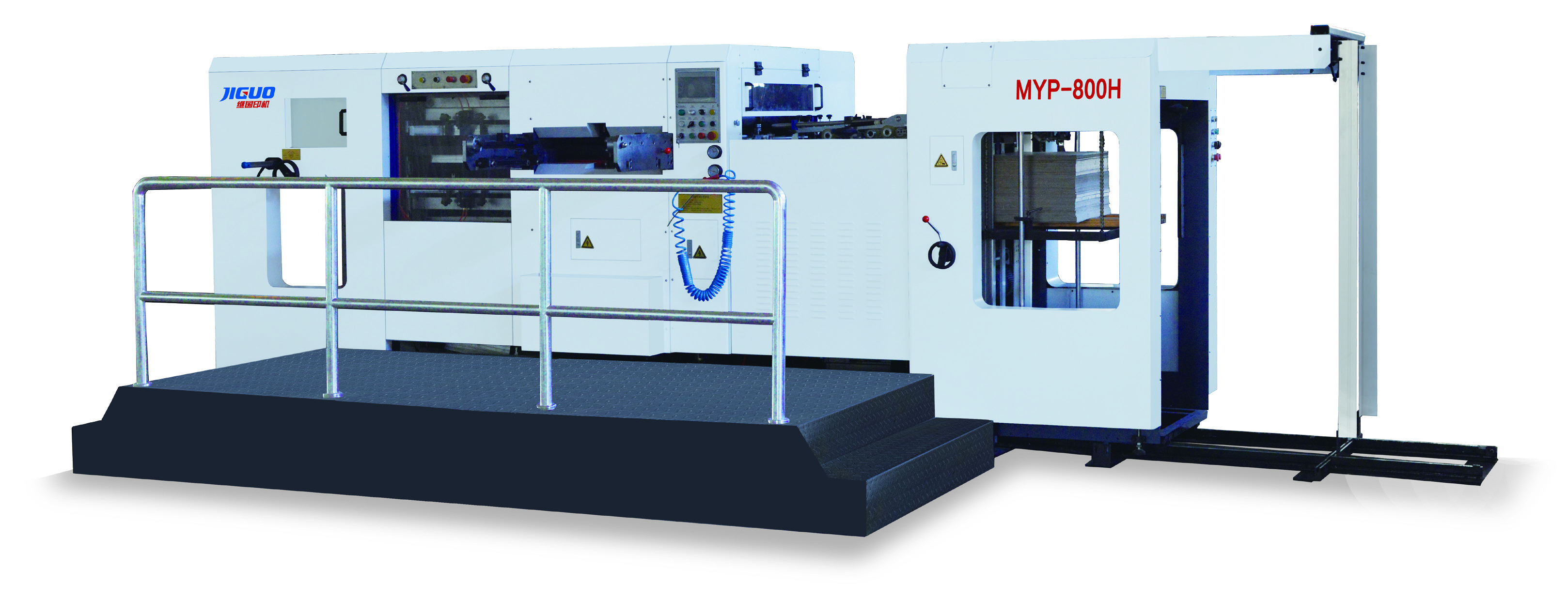 MYP-800H Automatic Die Cutting Stripping Machine Max Cutting Speed 8500s/h Max Paper Size 810*610mm