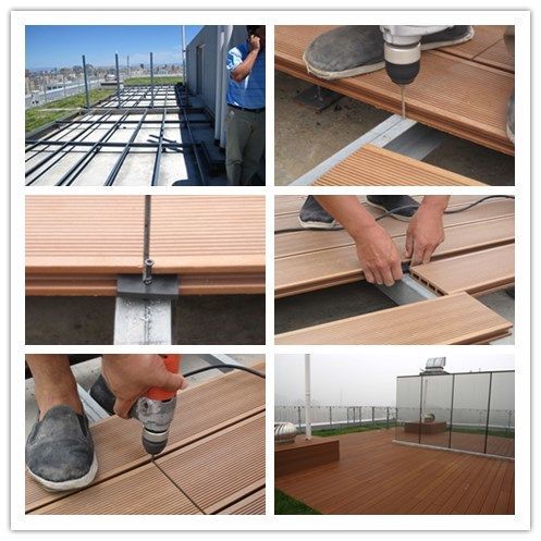 High Quality Wood Plastic Composite Plank for Decoration Material (130*5)
