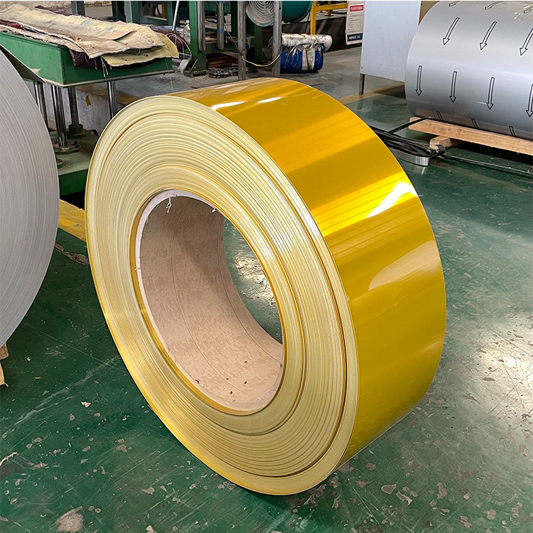 Coating Thickness PVDF 25 Micron 1050 1060 Aluminum Coil Stock 3mm 5mm