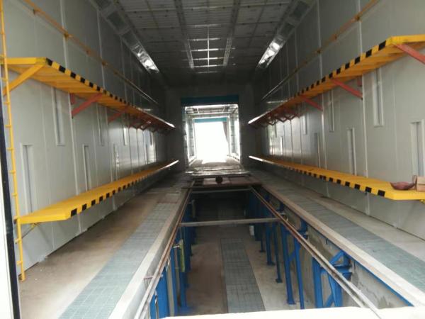 Baking Oven for Container Painting Booth Full down draft Industral Spray Booth