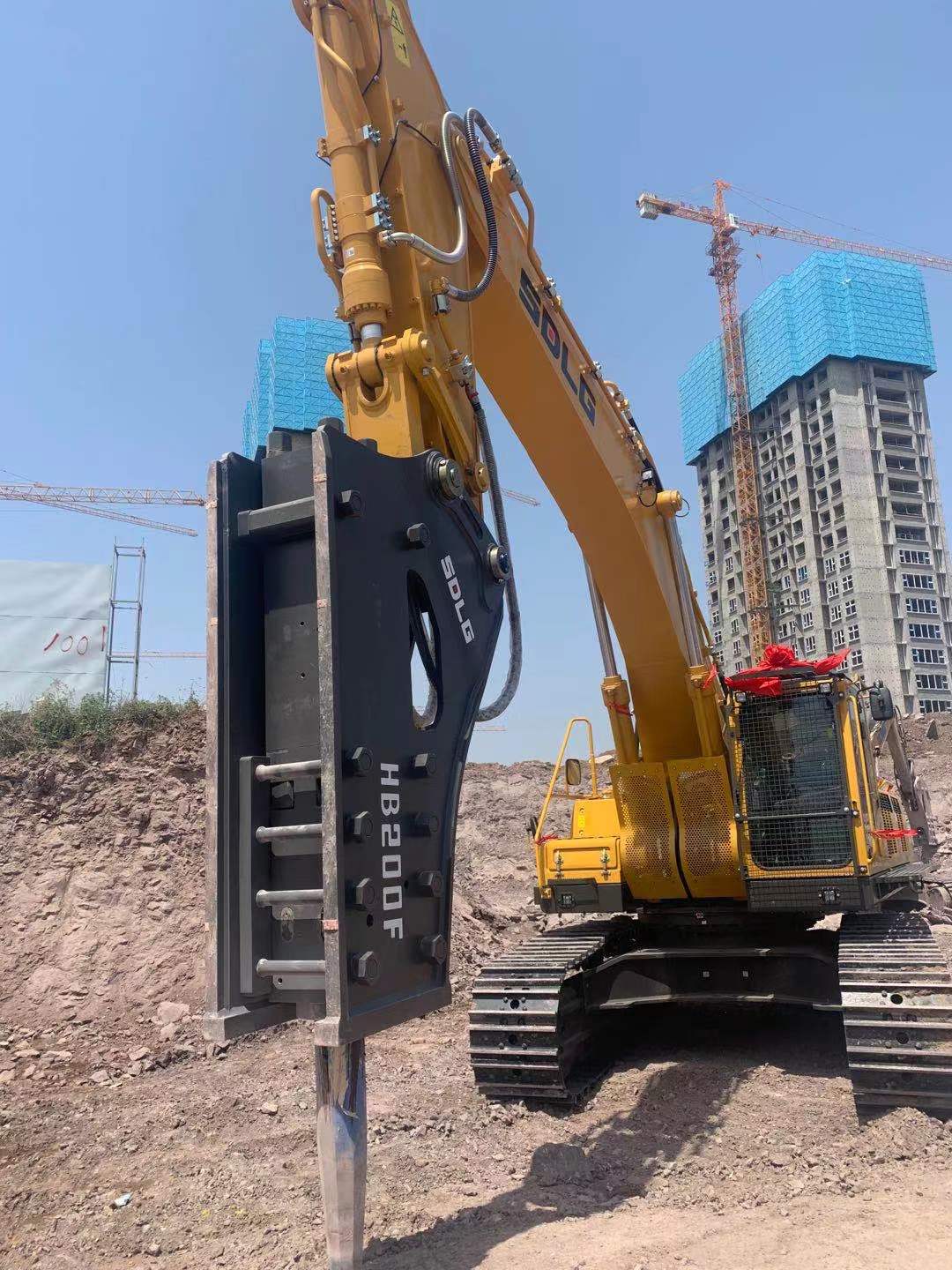 HL155 Hydraulic Hammer Silenced Type Hydraulic Rock Breaker Jack Hammer For Mini Excavators