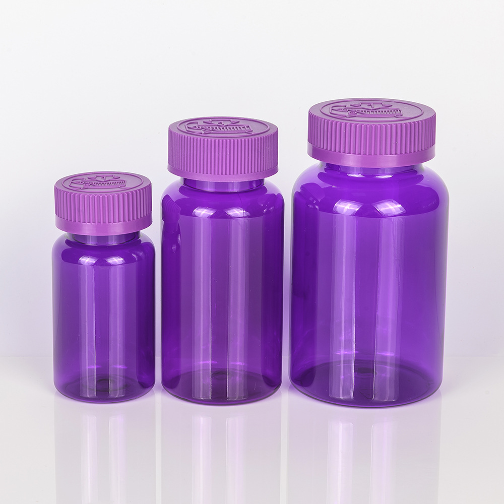 250ml 300ml 500ml 600ml Empty HDPE Wide Mouth Protein Powder Container Bottle with Silk Screen Printed Label and Label