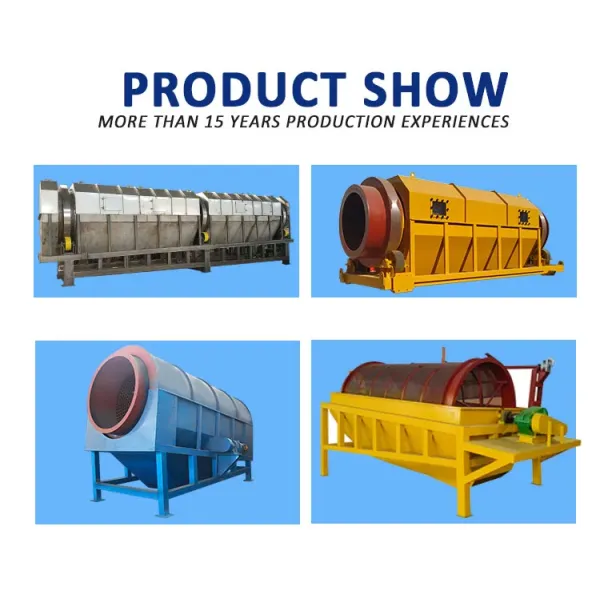 Gravel Rotary Small Trommel Screen Circular For Sorting Ore