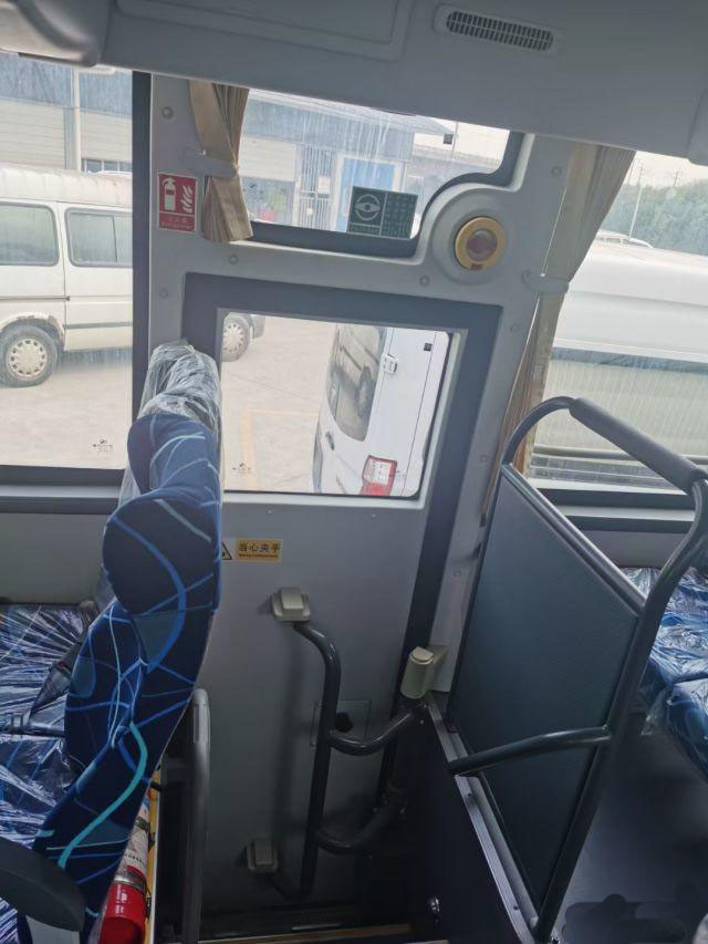 Used Kinglong Bus 44 Seats New Brand Double Doors Airbag Chassis