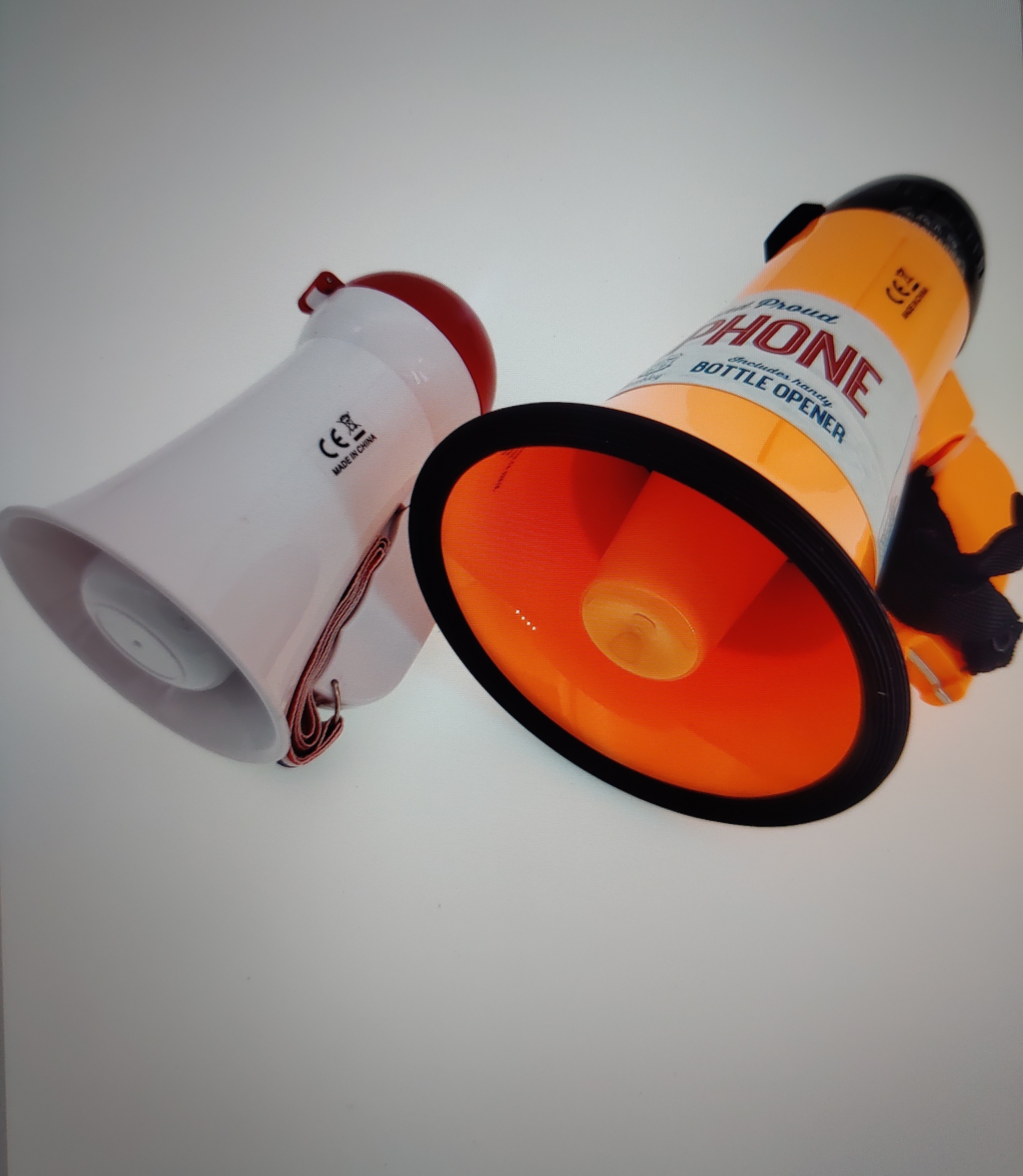Battery Powered Outdoor Loudspeaker Horn Clear Megaphone Siren Sound AC DC