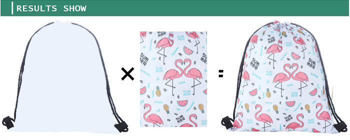 Promotional Cute Mini Handbag Drawstring Bag folding small pouch reusable pocket for Shopping Gift shoes