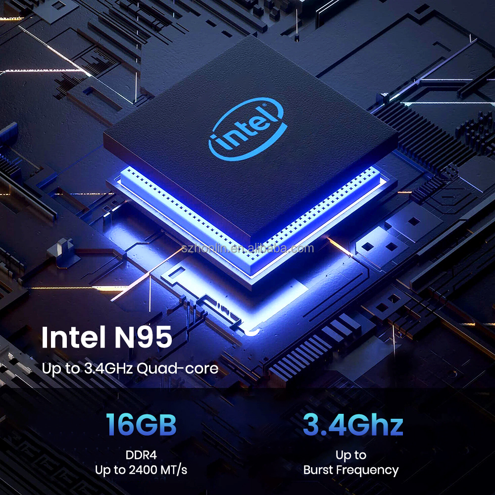OEM 15.6-Inch Laptop Intel N95 16GB DDR4 RAM Intel Celeron Processor Windows 11 Personal Notebook Home 1TB WIFI 802.11ac/b/g