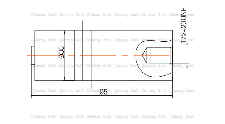 28Khz Column Type Ultrasonic Piezoelectric Transducer 500W With 1/2-20UNF Screw