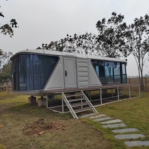 38㎡ Thermal Insulation Capsule House with Galvanized Steel Structure